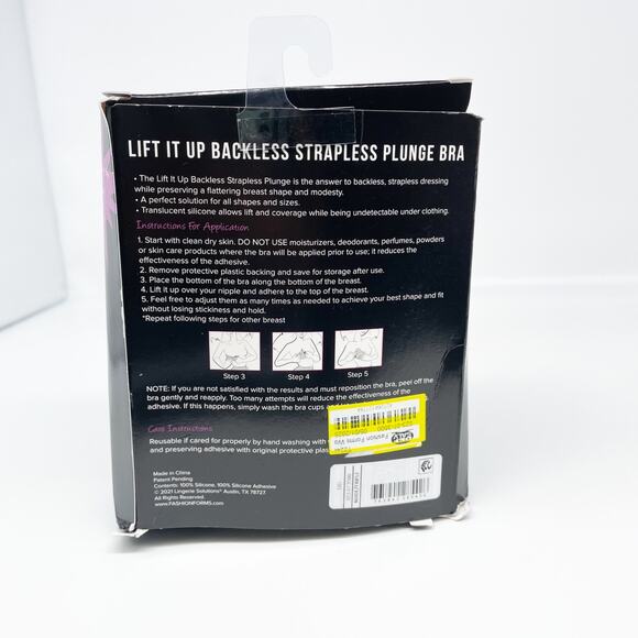 Fashion Forms Lift It up Backless Strapless Plunge Bra Nude Cup DD - Picture 3 of 4